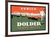 Grand Hotel Dolder, Zurich-Found Image Press-Framed Giclee Print