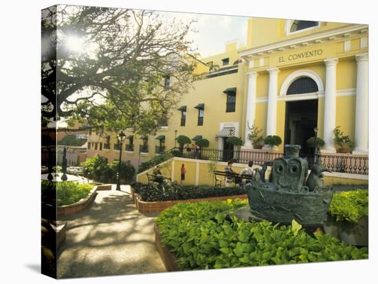 Grand Hotel El Convento and Plaza, Old San Juan, Puerto Rico-Ellen Clark-Stretched Canvas