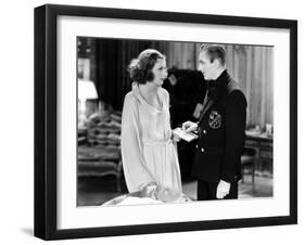 Grand Hotel, from Left, Greta Garbo, John Barrymore, 1932-null-Framed Photo