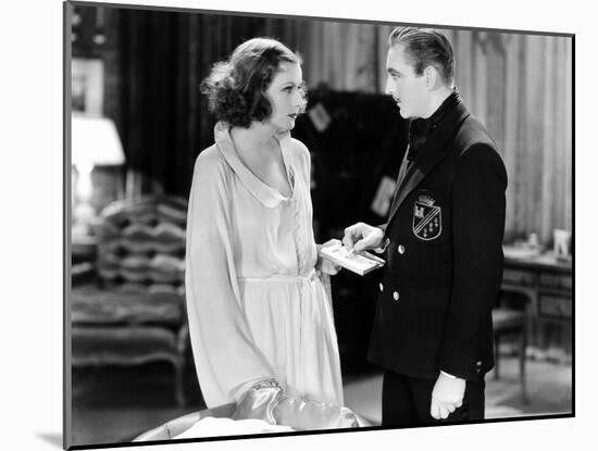 Grand Hotel, from Left, Greta Garbo, John Barrymore, 1932-null-Mounted Photo