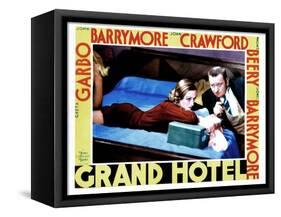 Grand Hotel, from Left, Joan Crawford, Wallace Beery, 1932-null-Framed Stretched Canvas