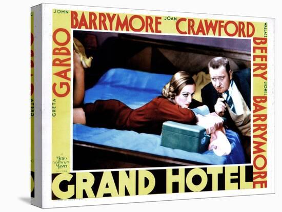 Grand Hotel, from Left, Joan Crawford, Wallace Beery, 1932-null-Stretched Canvas