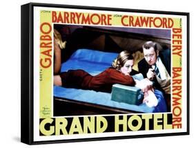 Grand Hotel, from Left, Joan Crawford, Wallace Beery, 1932-null-Framed Stretched Canvas