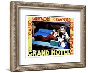 Grand Hotel, from Left, Joan Crawford, Wallace Beery, 1932-null-Framed Art Print