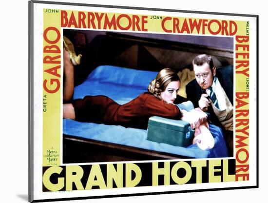 Grand Hotel, from Left, Joan Crawford, Wallace Beery, 1932-null-Mounted Art Print