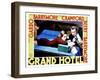 Grand Hotel, from Left, Joan Crawford, Wallace Beery, 1932-null-Framed Art Print