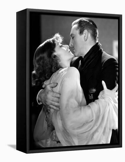 Grand Hotel, Greta Garbo, John Barrymore, 1932-null-Framed Stretched Canvas