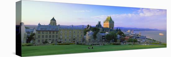 Grand Hotel in a City, Chateau Frontenac Hotel, Quebec City, Quebec, Canada-null-Stretched Canvas