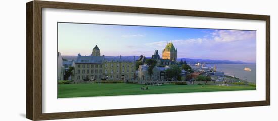 Grand Hotel in a City, Chateau Frontenac Hotel, Quebec City, Quebec, Canada-null-Framed Photographic Print