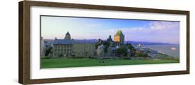 Grand Hotel in a City, Chateau Frontenac Hotel, Quebec City, Quebec, Canada-null-Framed Photographic Print