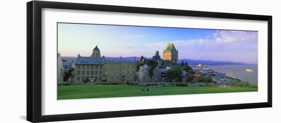 Grand Hotel in a City, Chateau Frontenac Hotel, Quebec City, Quebec, Canada-null-Framed Photographic Print