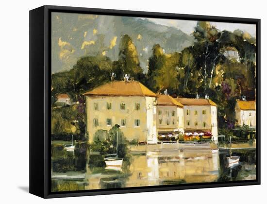 Grand Hotel, Lake Como-Ted Goerschner-Framed Stretched Canvas