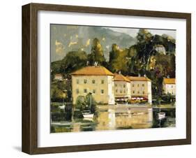 Grand Hotel, Lake Como-Ted Goerschner-Framed Premium Giclee Print