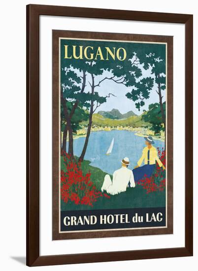 Grand Hotel Lugano-Collection Caprice-Framed Giclee Print