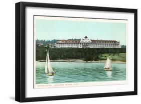 Grand Hotel, Mackinac Island, Michigan-null-Framed Art Print