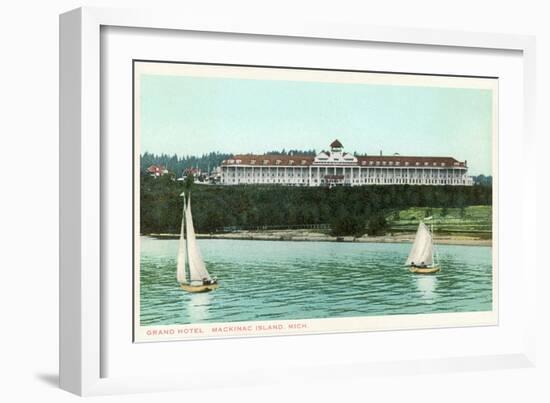 Grand Hotel, Mackinac Island, Michigan-null-Framed Art Print