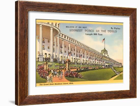 Grand Hotel, Mackinac Island, Michigan-null-Framed Art Print