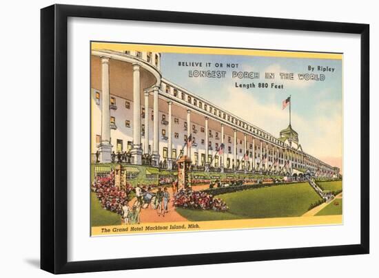 Grand Hotel, Mackinac Island, Michigan-null-Framed Art Print