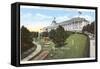 Grand Hotel, Mackinac Island, Michigan-null-Framed Stretched Canvas