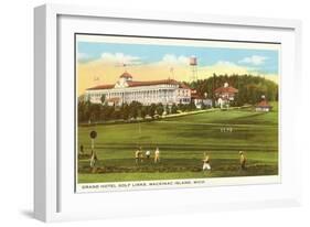 Grand Hotel, Mackinac Island, Michigan-null-Framed Art Print