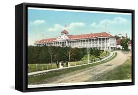 Grand Hotel, Mackinac Island, Michigan-null-Framed Stretched Canvas