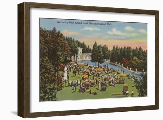 Grand Hotel, Mackinac Island, Michigan-null-Framed Art Print