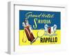 Grand Hotel Savoia, Rapallo, Italy-null-Framed Art Print