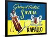 Grand Hotel Savoia, Rapallo, Italy-null-Framed Art Print