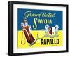 Grand Hotel Savoia, Rapallo, Italy-null-Framed Art Print