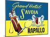 Grand Hotel Savoia, Rapallo, Italy-null-Mounted Art Print