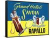 Grand Hotel Savoia, Rapallo, Italy-null-Framed Stretched Canvas