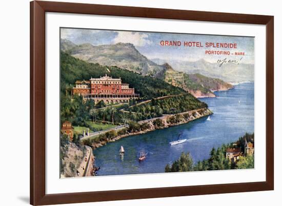 Grand Hotel Splendide, Portofino, Italy, 20th Century-null-Framed Giclee Print