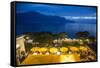 Grand Hotel Suisse, Montreux, Lake Geneva, Vaud, Switzerland-Jon Arnold-Framed Stretched Canvas