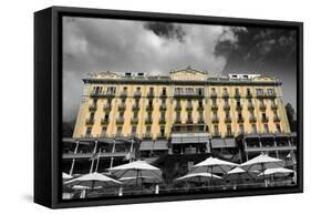 Grand Hotel Tremezzo Lake Como Italy-null-Framed Stretched Canvas