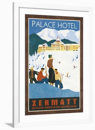 Grand Hotel Zermatt-Collection Caprice-Framed Giclee Print