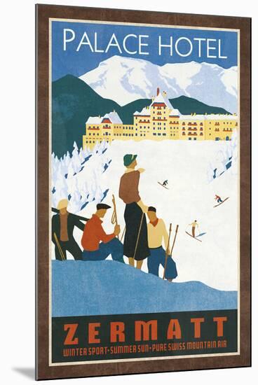 Grand Hotel Zermatt-Collection Caprice-Mounted Giclee Print