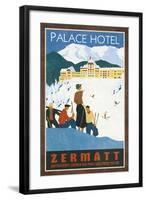 Grand Hotel Zermatt-Collection Caprice-Framed Art Print