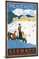 Grand Hotel Zermatt-Collection Caprice-Mounted Art Print