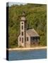 Grand Island East Channel Lighthouse, Michigan, USA-Peter Hawkins-Stretched Canvas