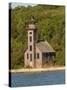 Grand Island East Channel Lighthouse, Michigan, USA-Peter Hawkins-Stretched Canvas