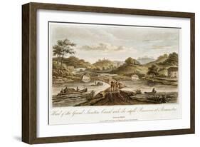 Grand Junction Canal, Braunston, Northamptonshire, 1819-John Hassell-Framed Giclee Print