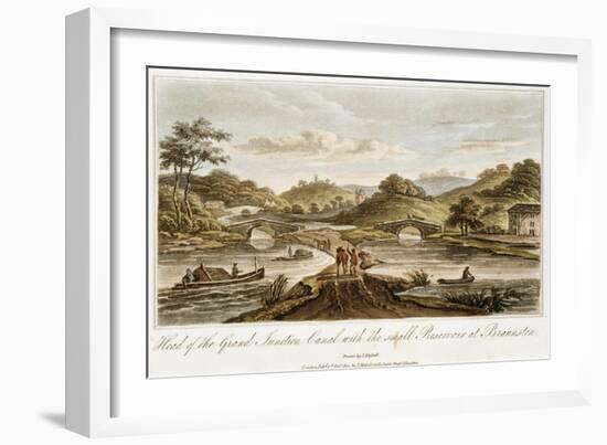 Grand Junction Canal, Braunston, Northamptonshire, 1819-John Hassell-Framed Giclee Print