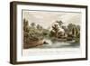 Grand Junction Canal from Stow Hill Near Upper Heyford, Northamptonshire, 1819-John Hassell-Framed Giclee Print