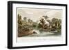 Grand Junction Canal from Stow Hill Near Upper Heyford, Northamptonshire, 1819-John Hassell-Framed Giclee Print