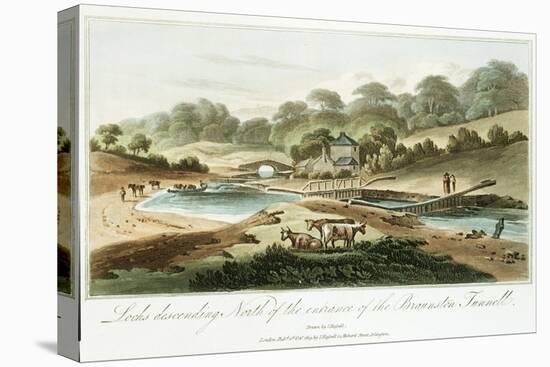 Grand Junction Canal, Northampstonshire, 1819-null-Stretched Canvas