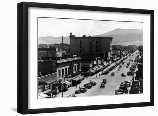 Grand Junction, Colorado - Street Scene-Lantern Press-Framed Art Print