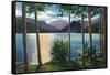 Grand Lake, Colorado - Sunrise Scene on the Lake-Lantern Press-Framed Stretched Canvas