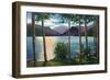 Grand Lake, Colorado - Sunrise Scene on the Lake-Lantern Press-Framed Art Print