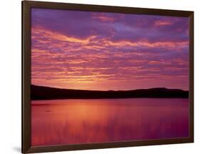 Grand Lake Matagamon, Brilliant Sunrise, Baxter State Park, Maine-Greg Probst-Framed Photographic Print