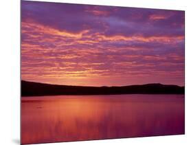 Grand Lake Matagamon, Brilliant Sunrise, Baxter State Park, Maine-Greg Probst-Mounted Photographic Print